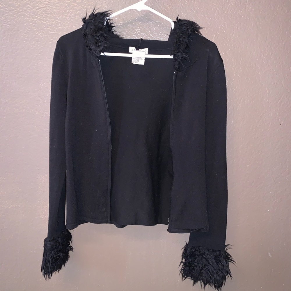 Black Zip Up Jacket